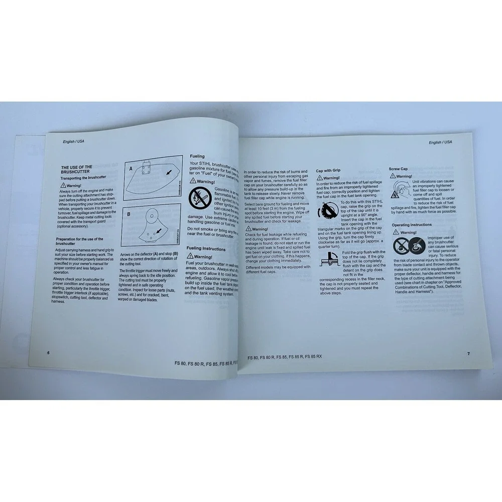 Stihl FS 80, 85 WeedEater WeedWhacker Instruction Owner's Operator's Manual 2003